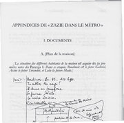 Appendices de «Zazie dans le métro»