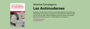 Vignette les antimodernes compagnon