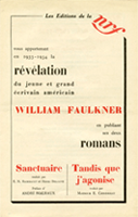 Histoire d'un livre : Sanctuaire et Tandis que j'agonise de William Faulkner